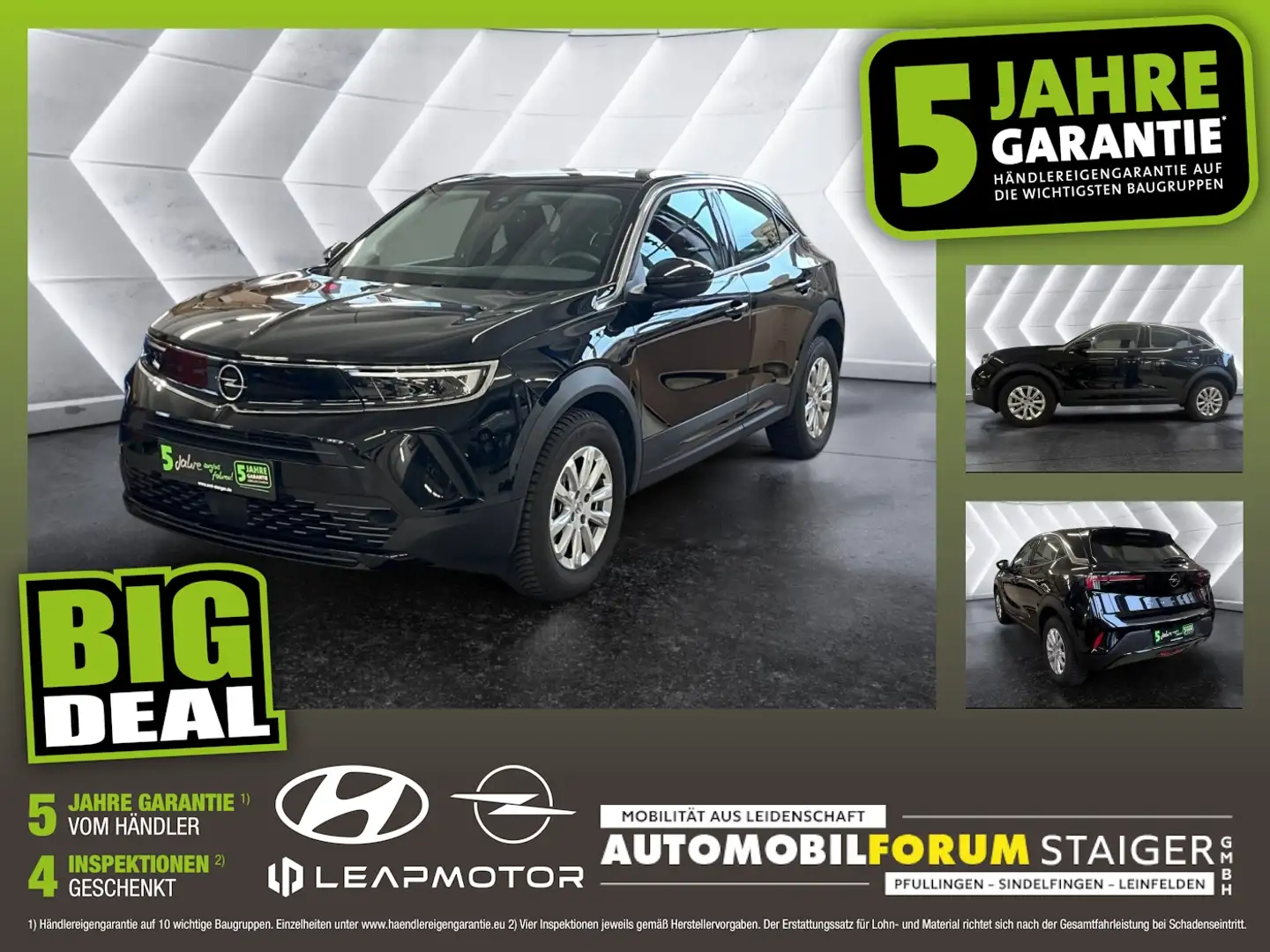 Opel Mokka 1.2 Turbo Enjoy 5 Jahre Garantie BigDeal Noir - 1