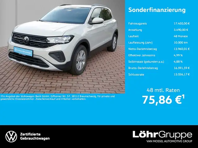 Volkswagen T-Cross 1.0 TSI Life 16" ACC SHZ App-Connect LED