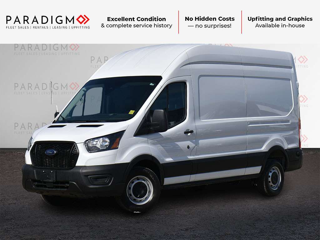 White 2024 Ford Transit Cargo Van Rear-Wheel Drive Automatic