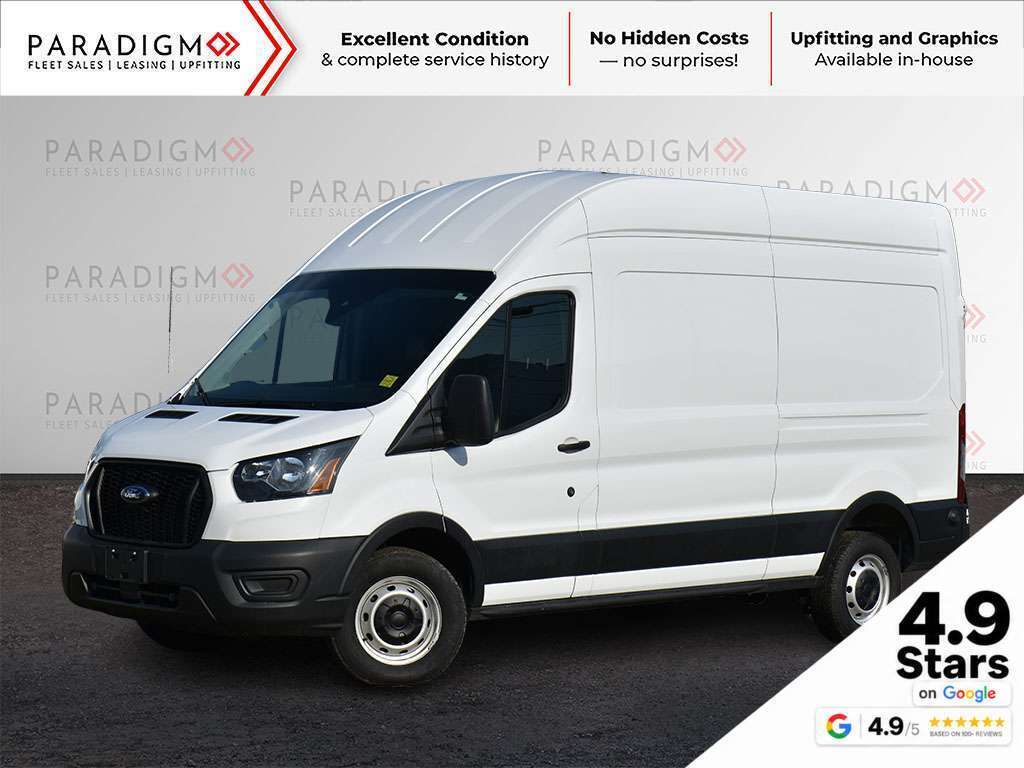 White 2024 Ford Transit Cargo Van Rear-Wheel Drive Automatic