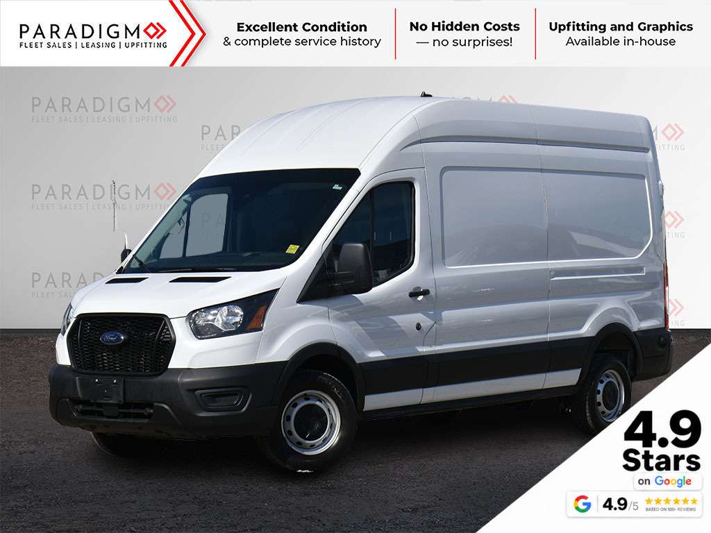 White 2024 Ford Transit Cargo Van Rear-Wheel Drive Automatic