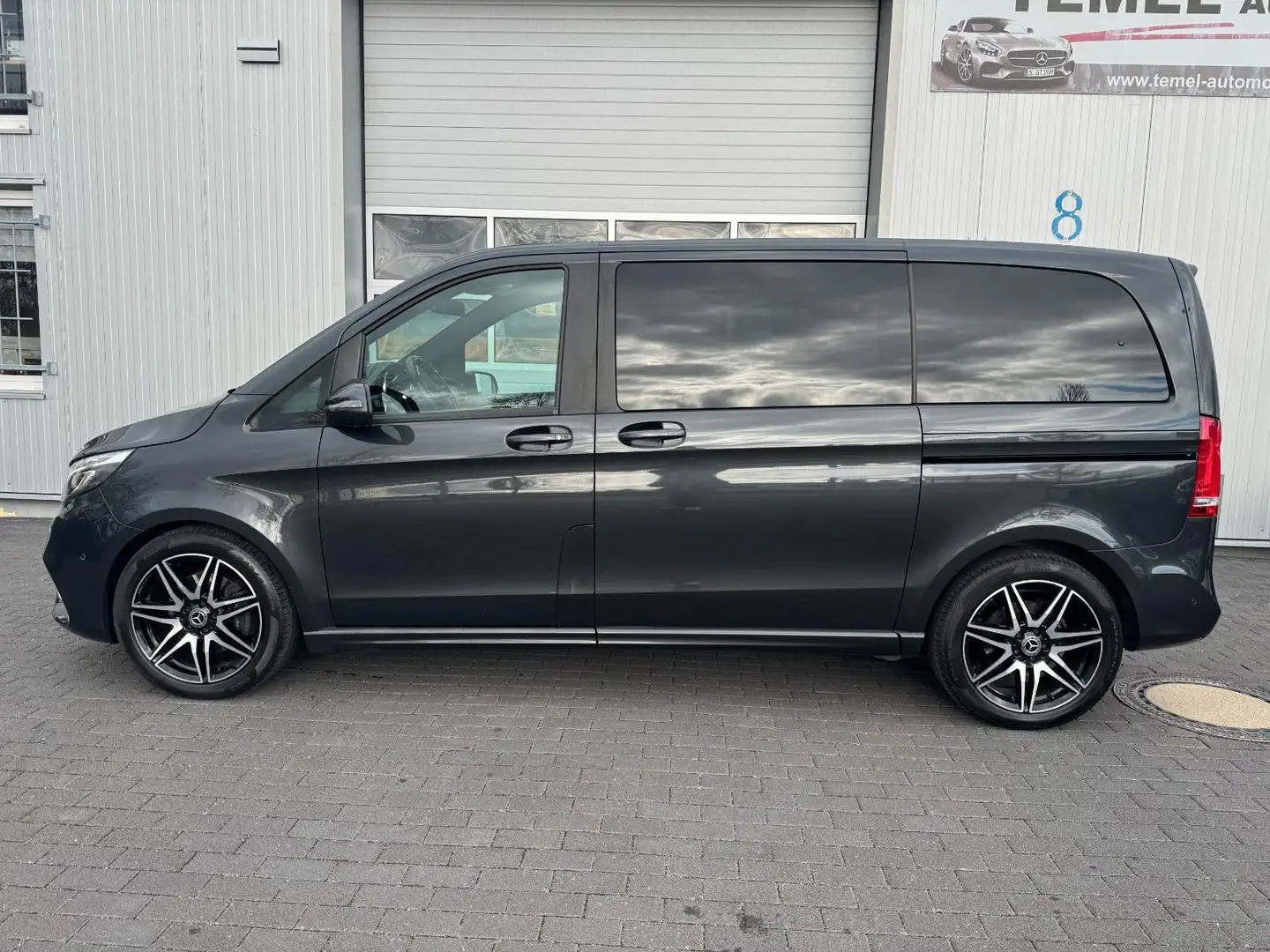 Mercedes-Benz V 300 d AMG EDITION 19 LEDER COMAND AHK Sthzg. Gris - 2