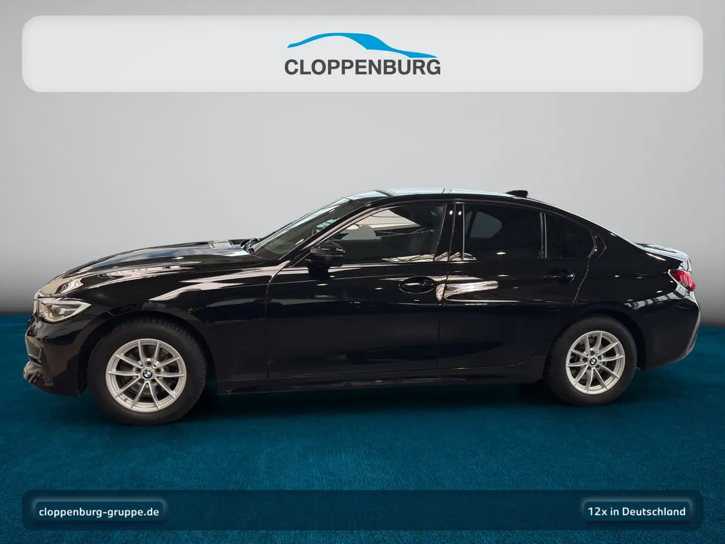 BMW 320 d Limousine Sport Line Head-Up+Navi+ACC+SHZ Schwarz - 2