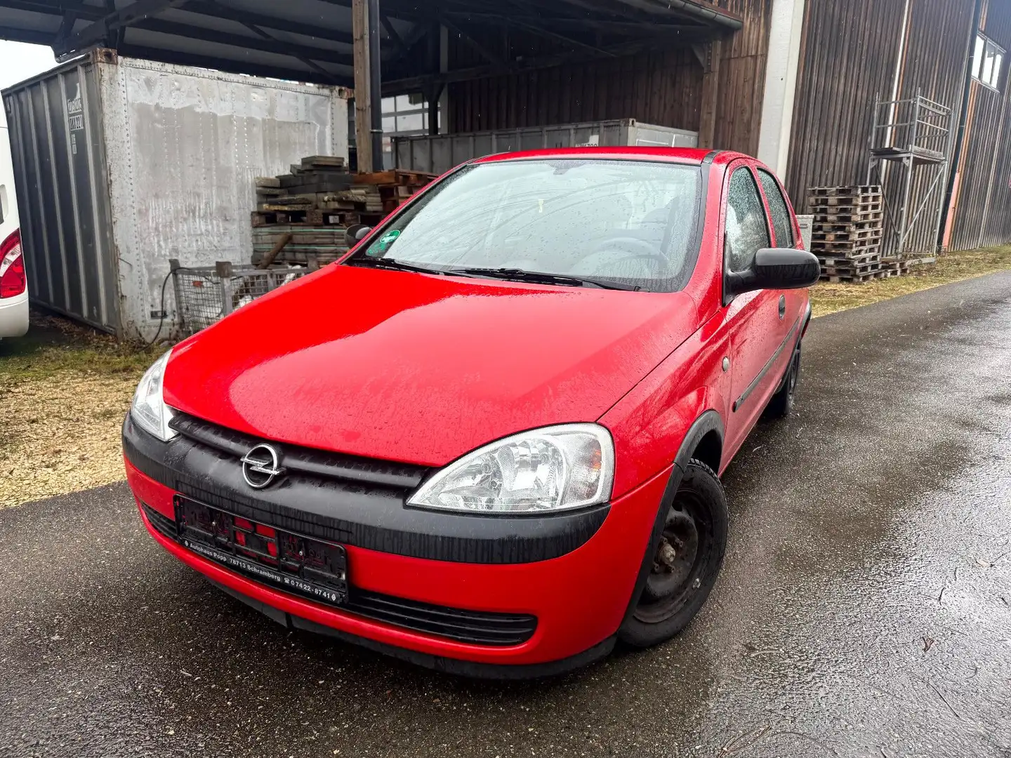 Opel Corsa 1.2 16V Elegance **TÜV 05/2027** Rot - 1