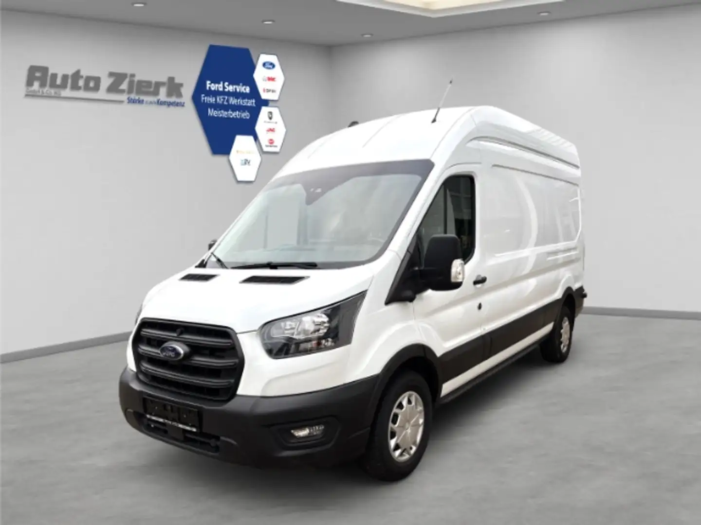Ford Transit Kasten 350 L3 Trend 2.0 Ecoblue ACC NAVI RFK DAB Blanc - 1