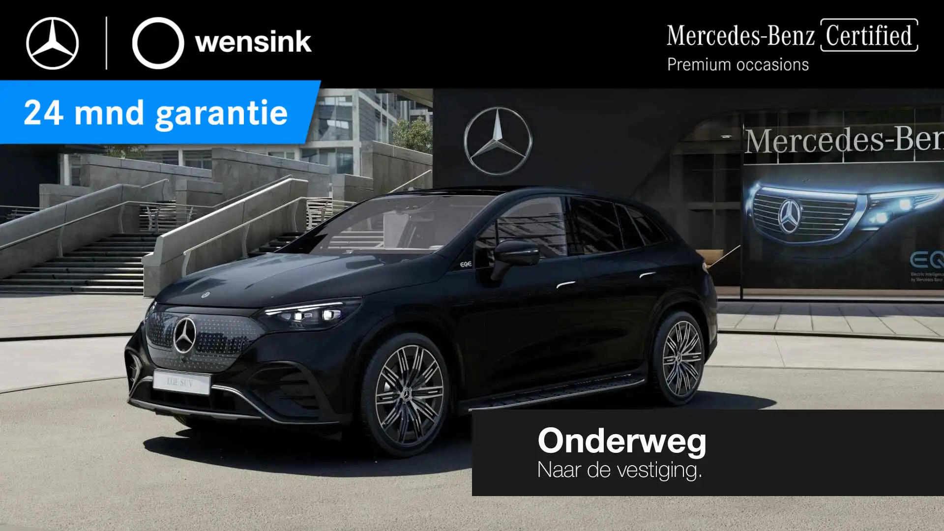 Mercedes-Benz EQE SUV 300 AMG Line 91 kWh | Achterasbesturing | Night pa Noir - 1