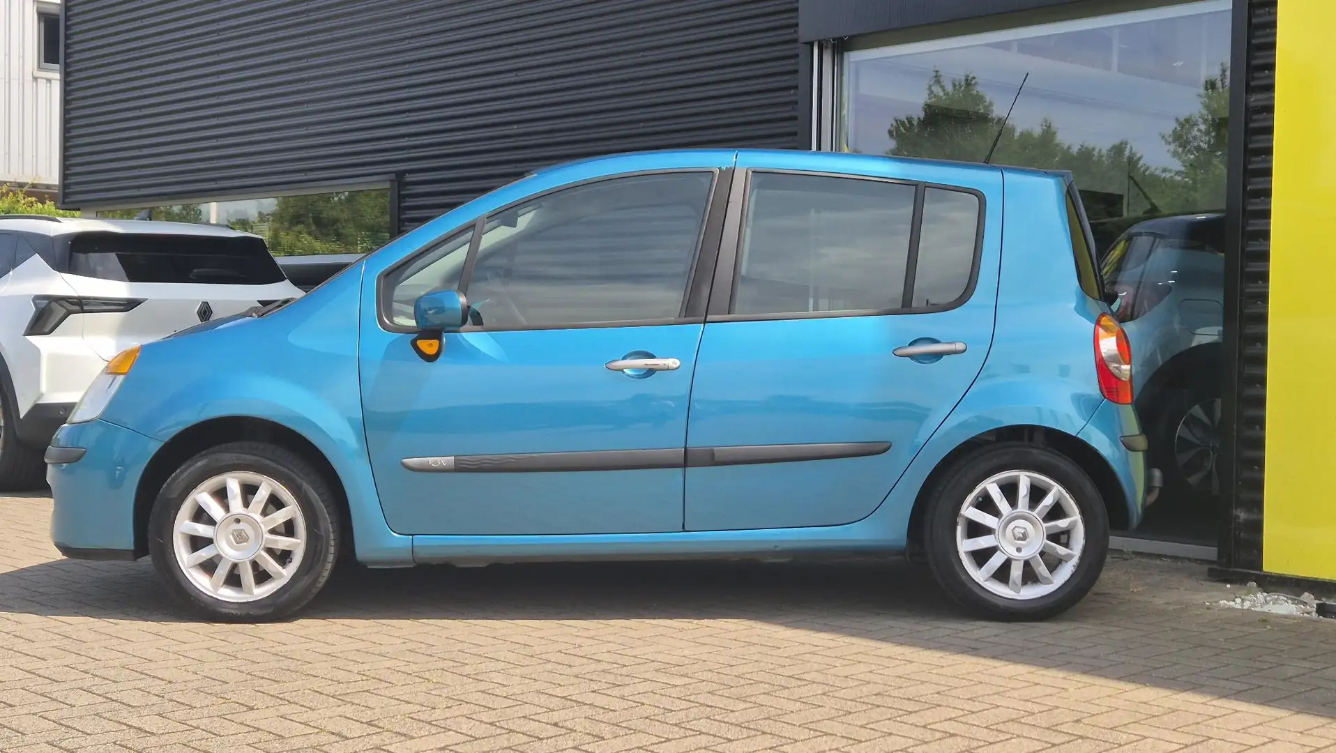 Renault Modus 1.2-16V Dynamique Comfort Airco, Cruise Control, T Blauw - 2