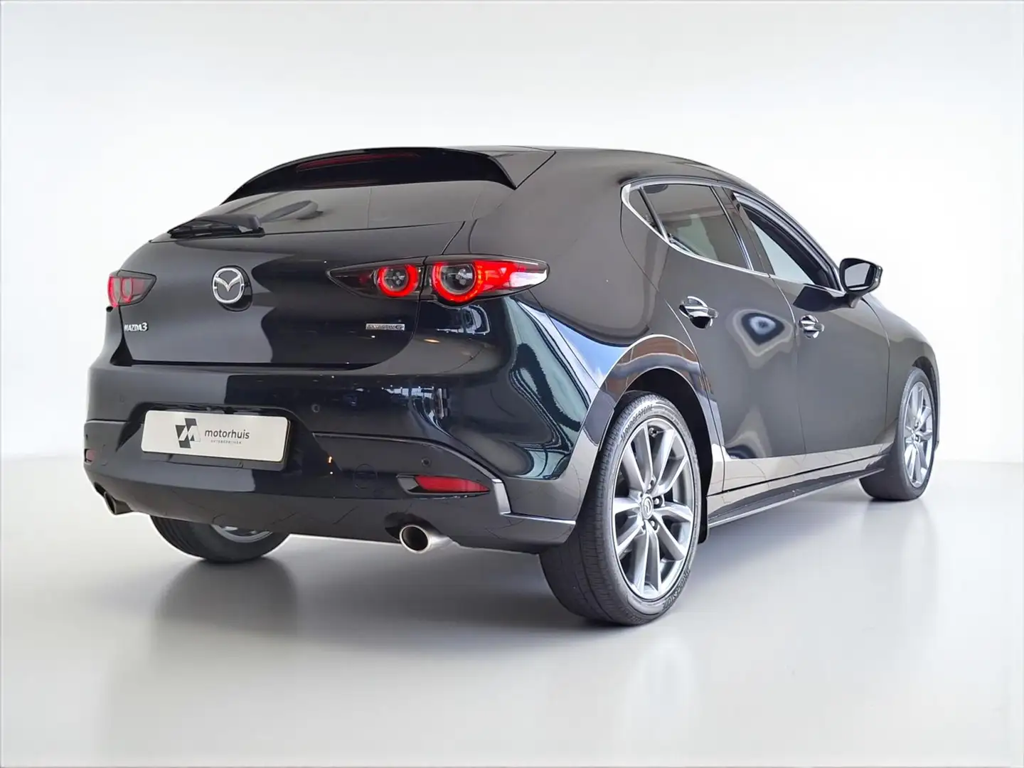 Mazda 3 Hatchback Skyactiv-G 122pk Luxury LED LEDER HUD BO Noir - 2