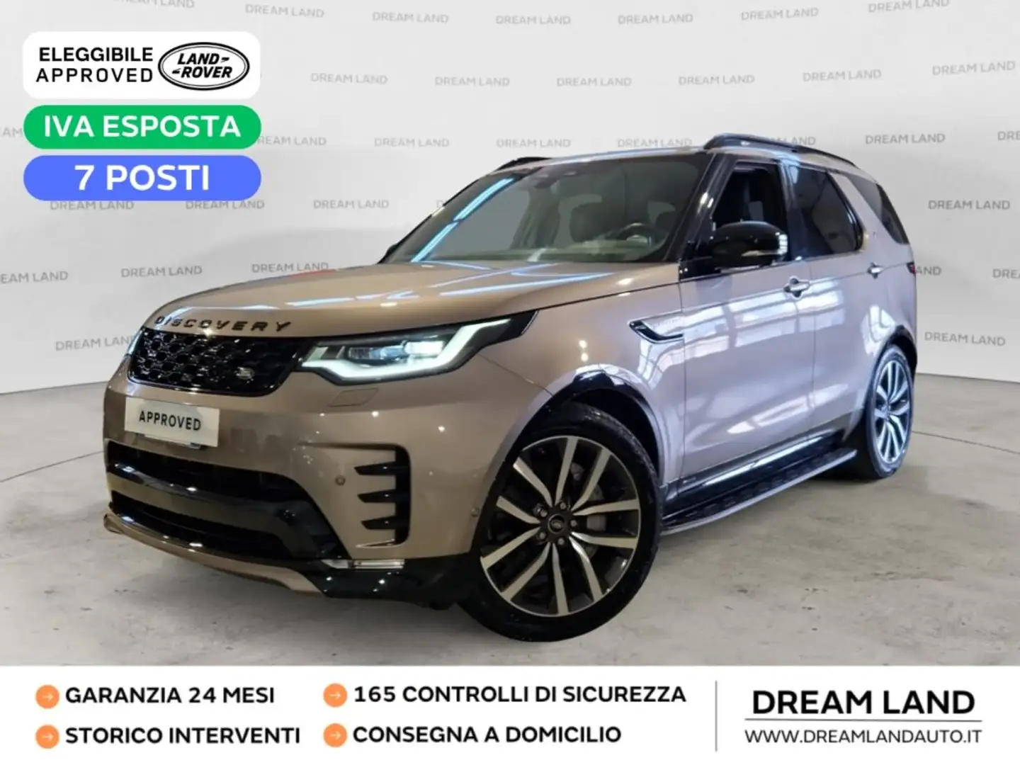 Land Rover Discovery 3.0D I6 249 CV AWD Auto R-Dynamic SE 7 POSTI Bronzo - 1