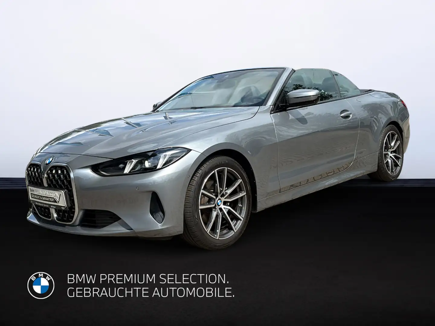 BMW 420 i Cabrio Innovationsp. HuD HIFI DAB Gris - 2