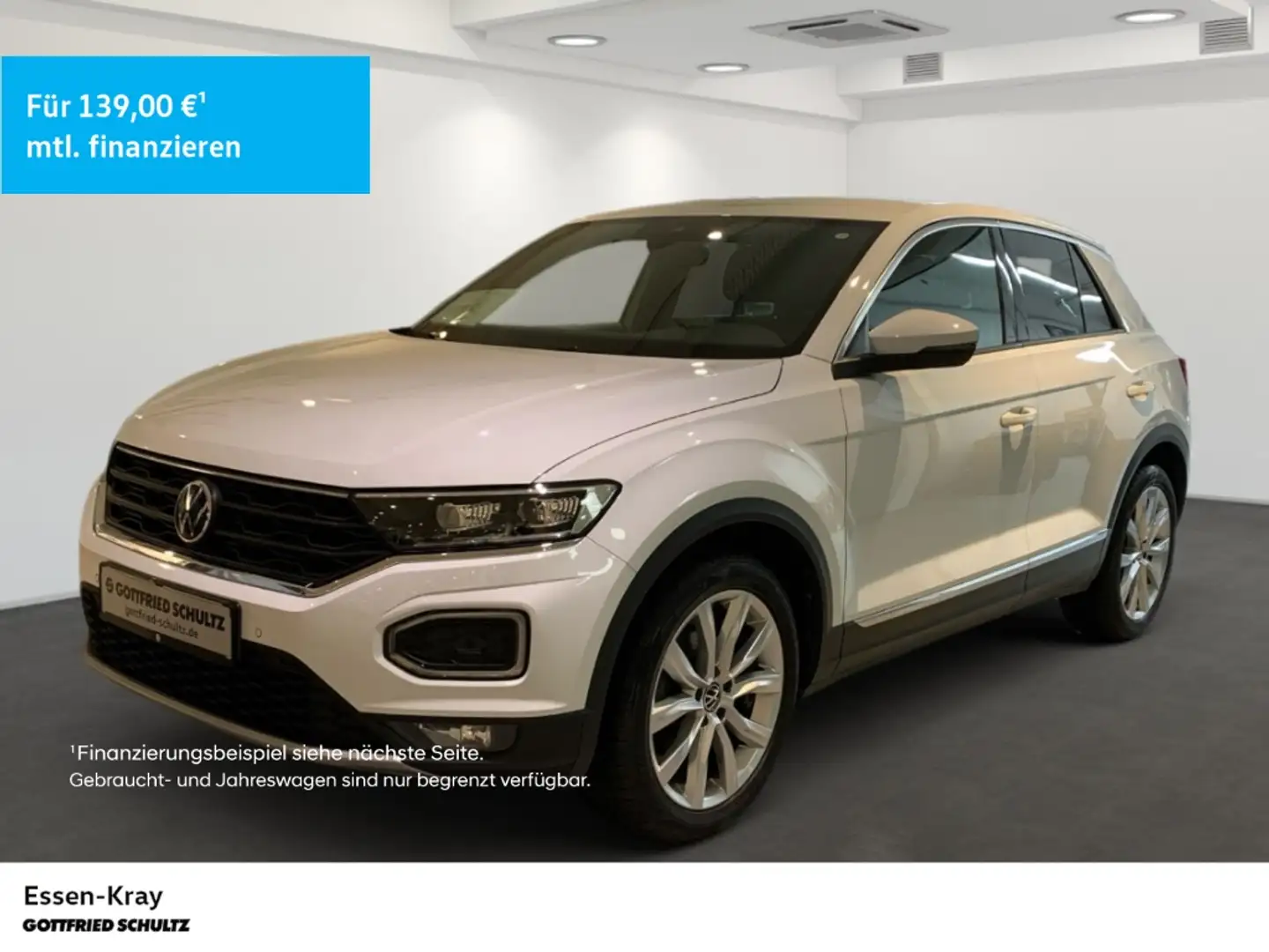 Volkswagen T-Roc Sport 1.5 TSI Voll-LED Kamera Parkpilot Weiß - 1