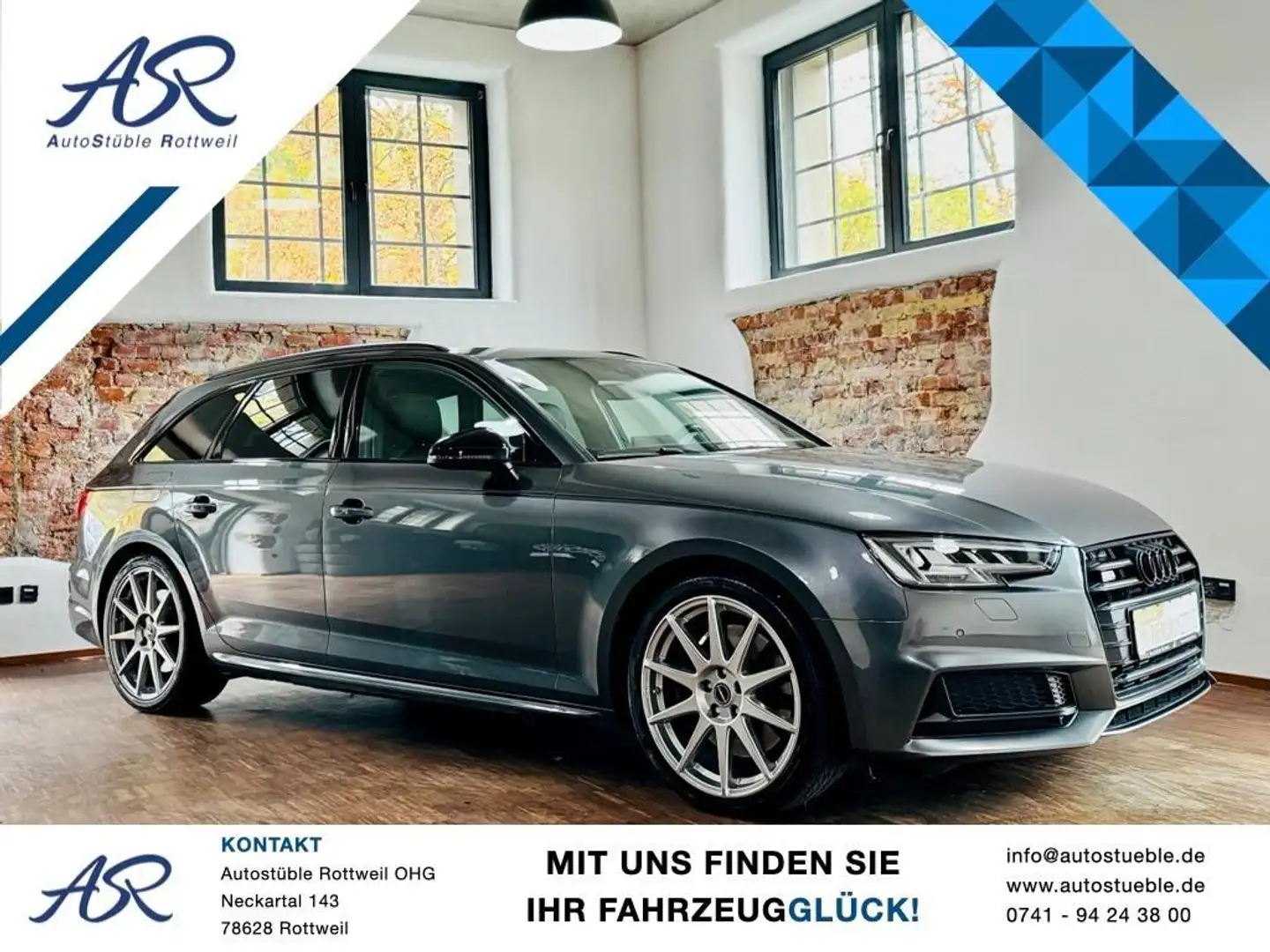 Audi S4 Avant quattro Matrix HuD Kam B&O Pano Keyless Grau - 1