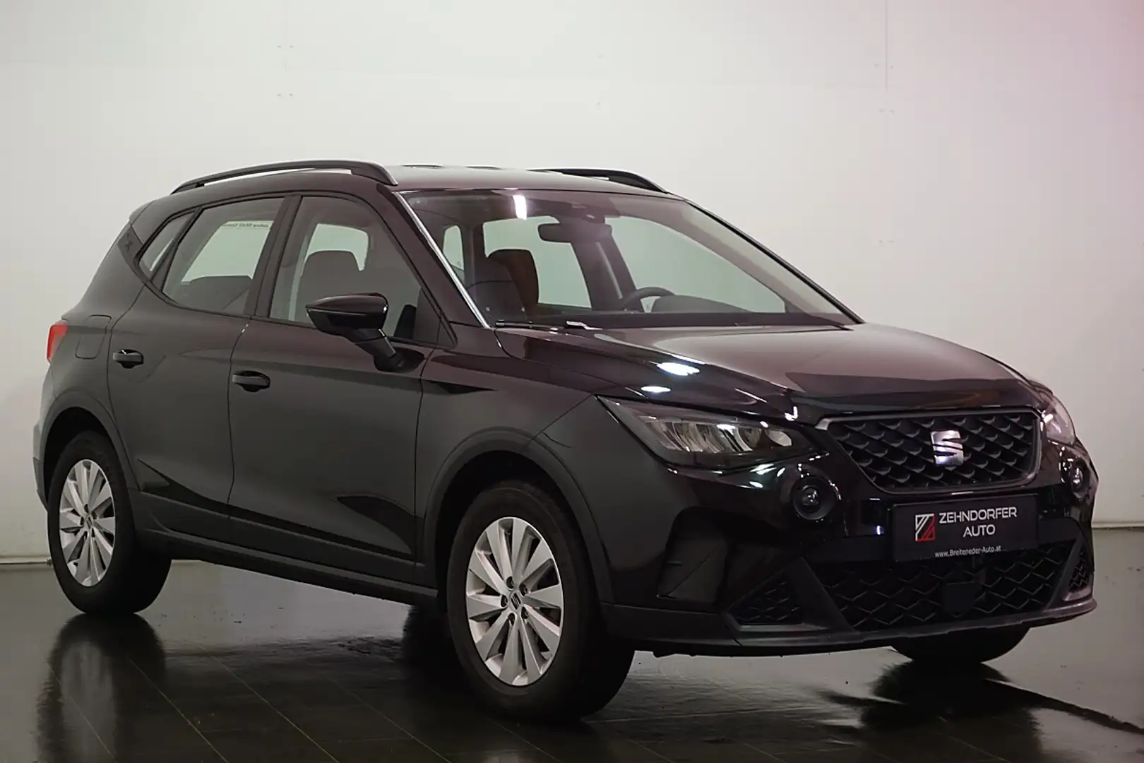 SEAT Arona 1,0 TSI Reference / Seat Garantie / Pickerl neu Schwarz - 2