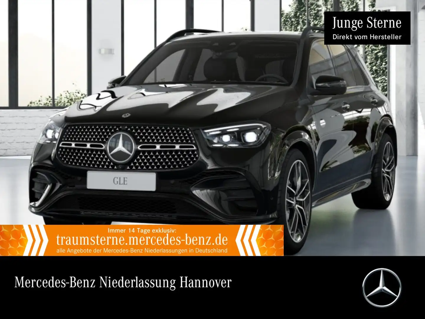 Mercedes-Benz GLE 400 e 4M AMG+NIGHT+PANO+360+AHK+MULTIBEAM+22" Noir - 1