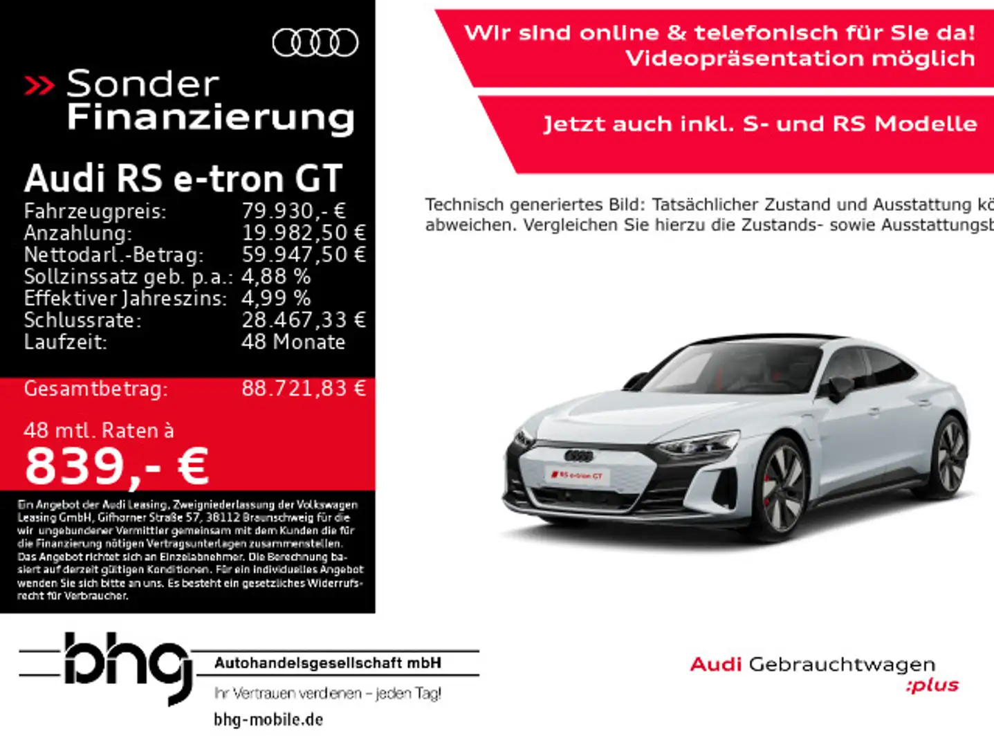 Audi RS e-tron GT . Grau - 1
