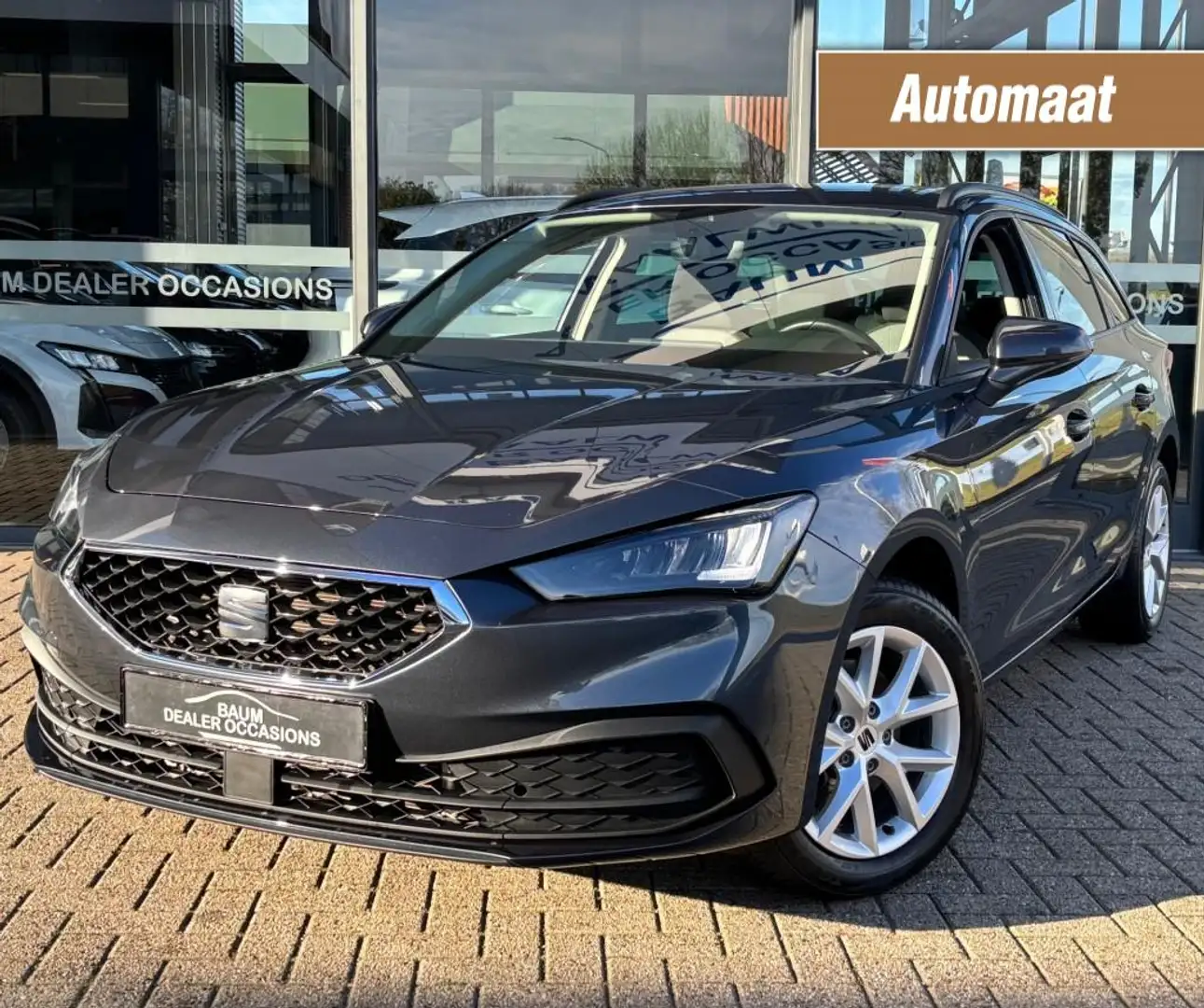 SEAT Leon 1.0 ETSI STYLE AUTOMAAT LMV CARPLAY WINTERPACK PDC Grijs - 1