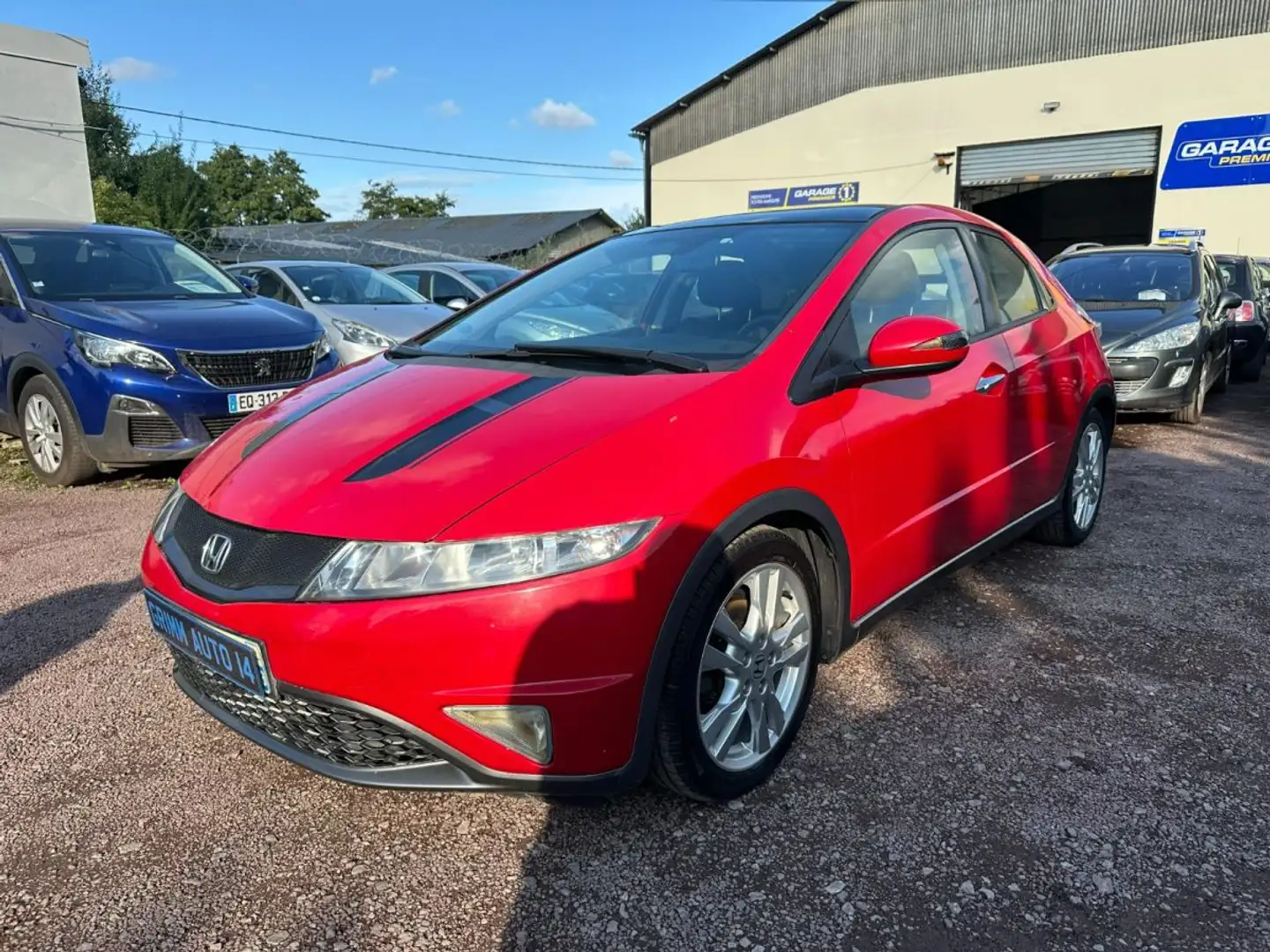 Honda Civic 2.2 CTDI Executive Cuir Navi Rouge - 2