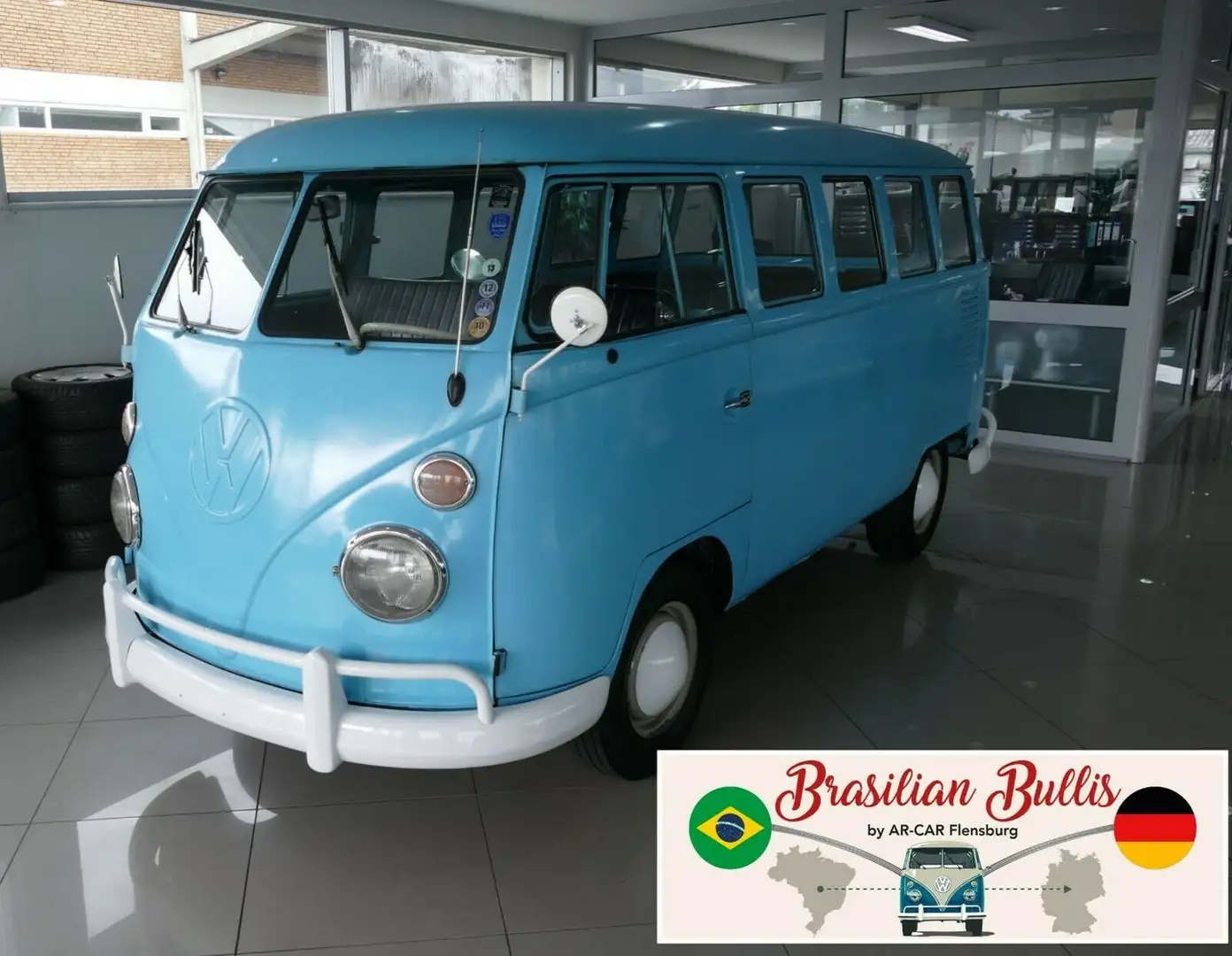 Volkswagen T1 Original Zustand Brasilian Bullis HU/AU NEU Blue - 1