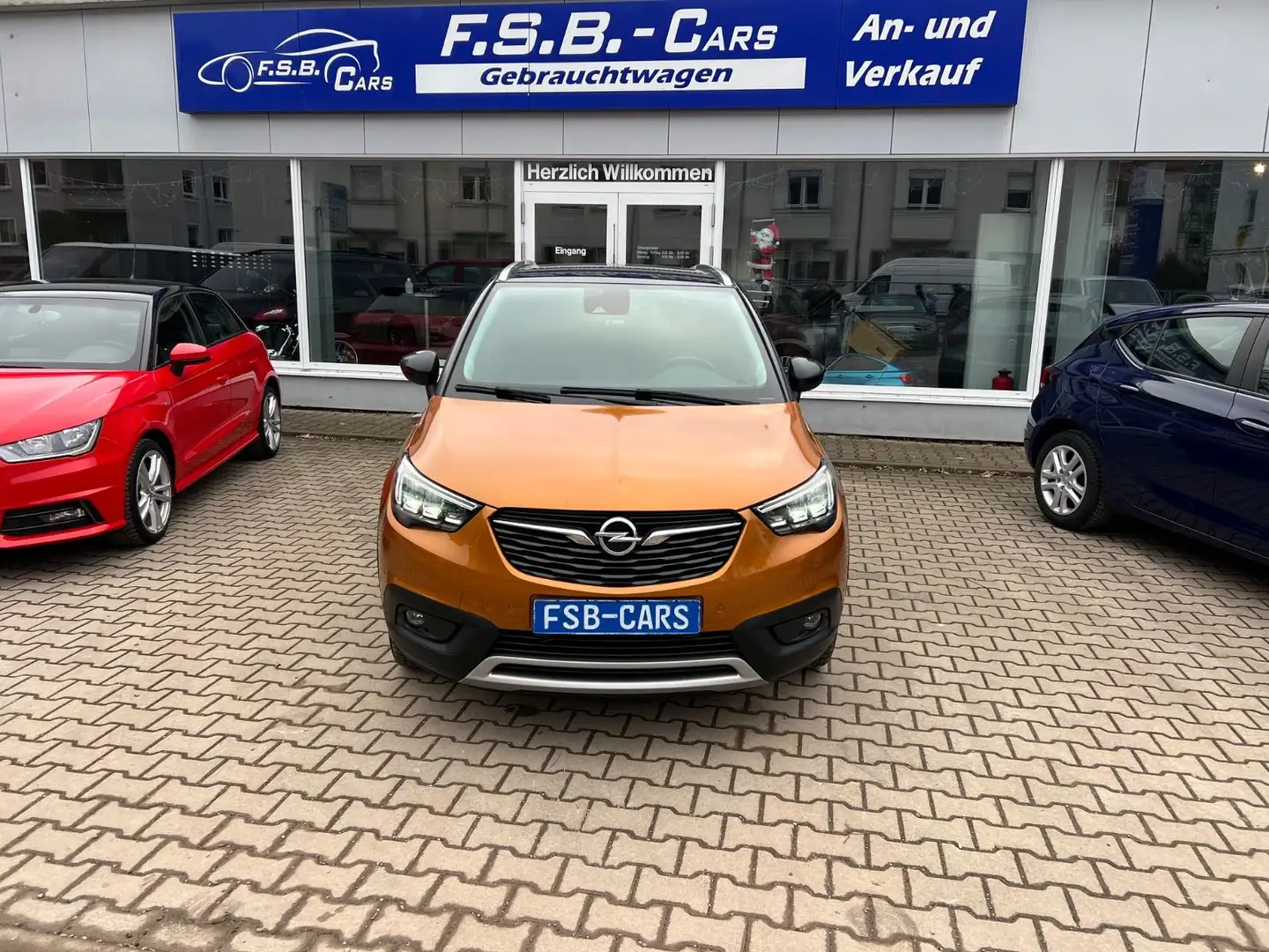Opel Crossland X Navi Teilleder LED Orange - 2