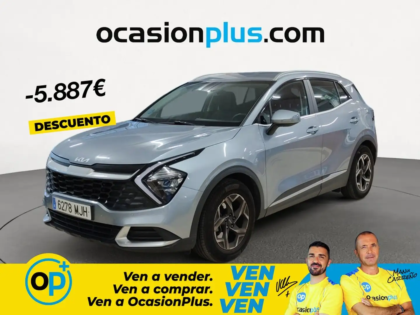 Kia Sportage 1.6 CRDi MHEV Business 4x2 136 Gris - 1