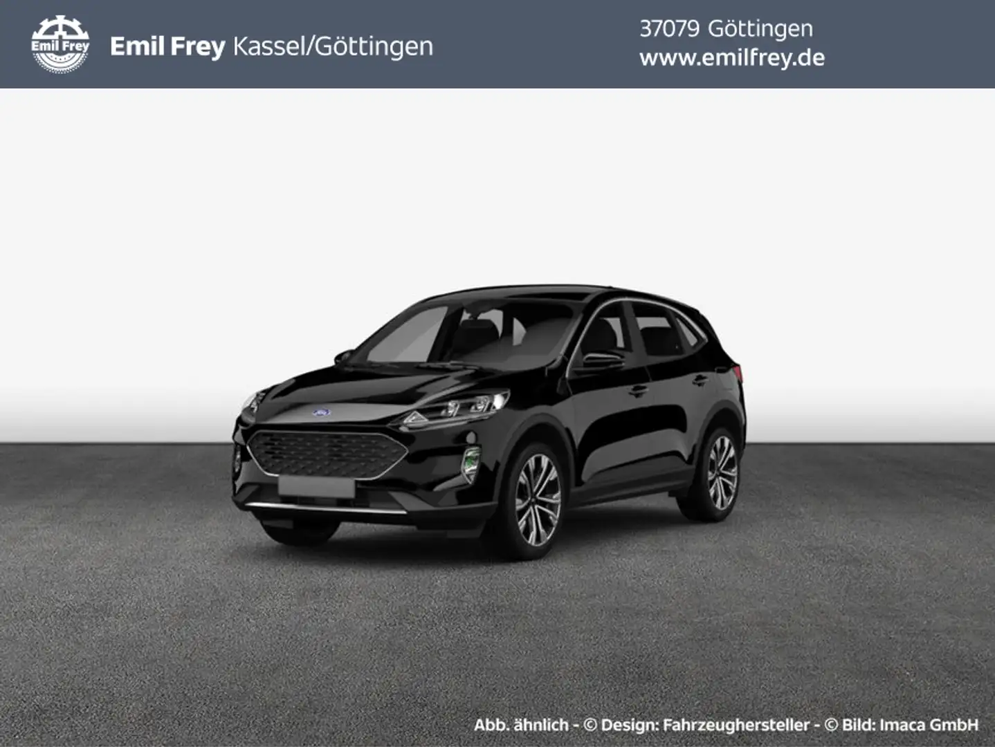 Ford Kuga 2.0 EcoBlue 4x4 Aut.TITANIUM X AHK Allwetter Schwarz - 1