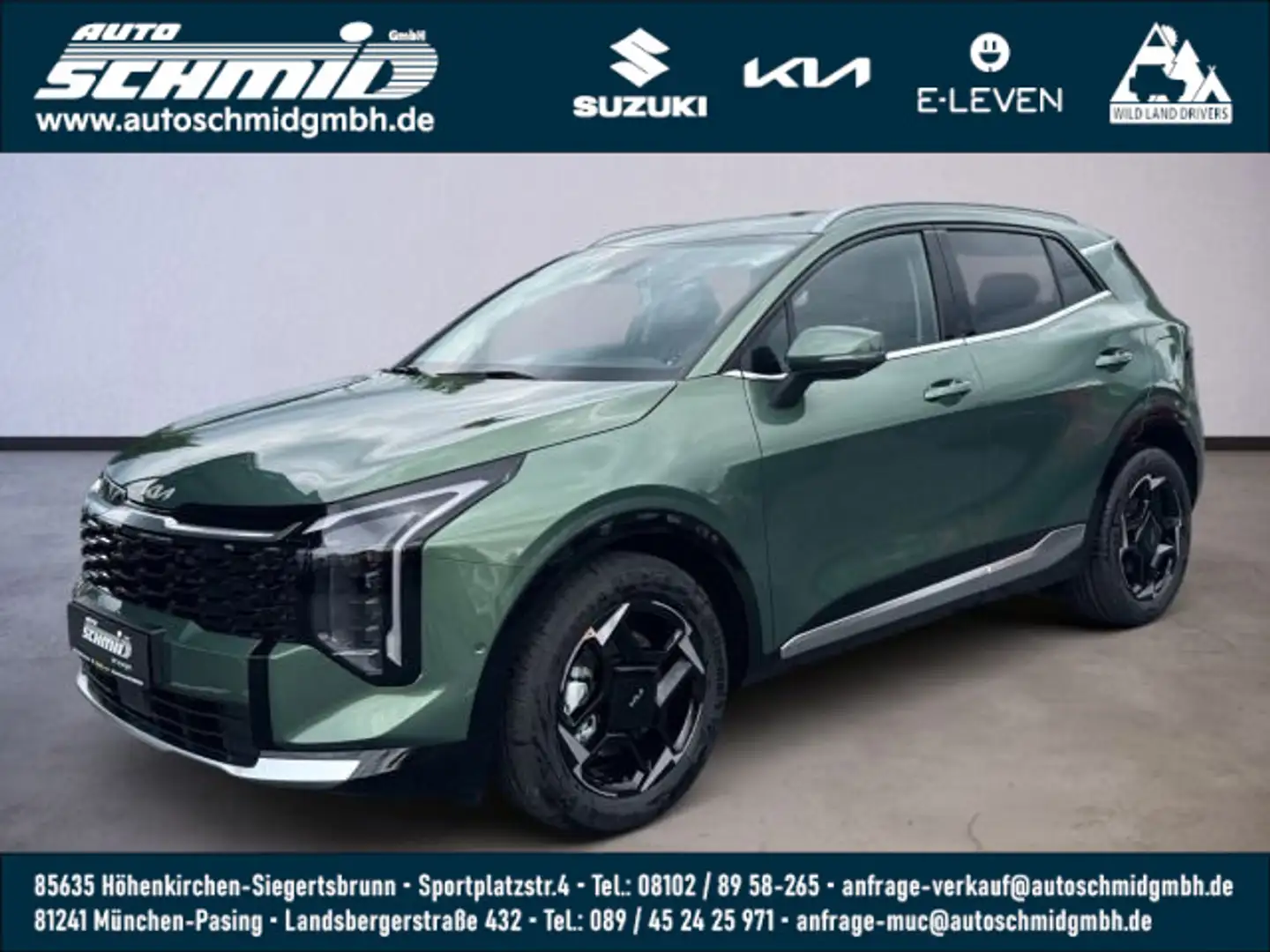 Kia Sportage SPORTAGE 1.6T 2WD DCT FACELIFT SPIRIT|DRIVE|SOUN Groen - 1