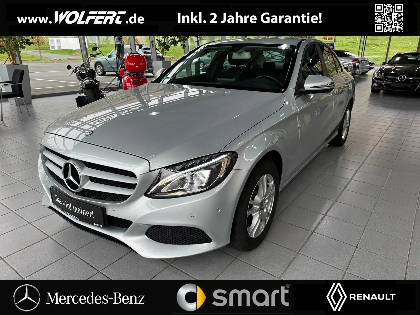 Mercedes-Benz C 180 C 180 CGI mit 2 Jahren Mercedes-Benz Garantie Argent - 1