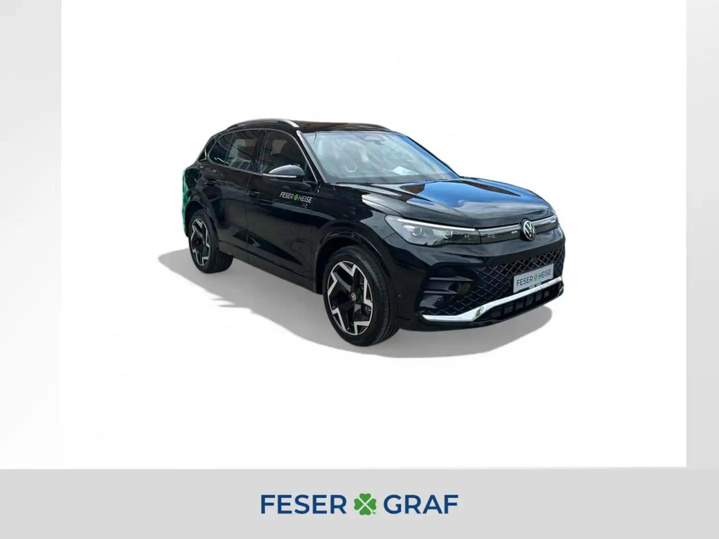 Volkswagen Tiguan 1.5 eTSI R-Line DSG/LED/Sitz.-Lenkradhzg./Area Vie Schwarz - 1