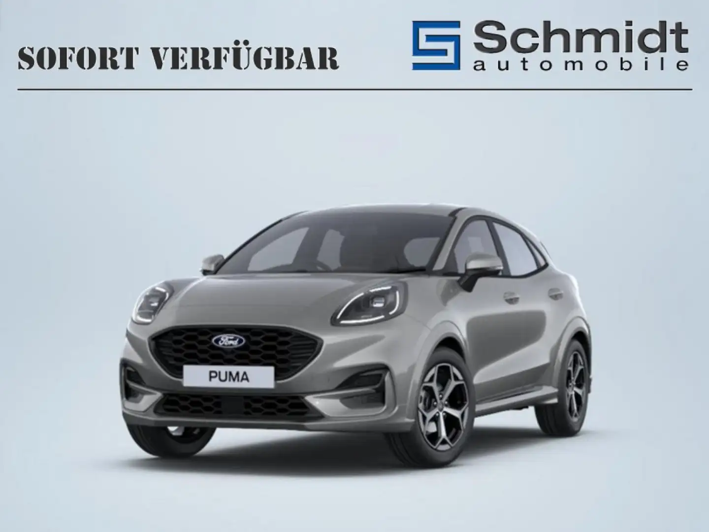 Ford Puma ST-Line 5-türig 1,0L Ecoboost 125PS A FWD Silber - 1