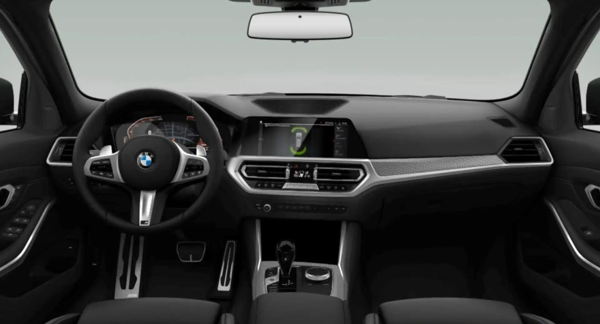 BMW 320 i M Sport Live Memory Pano HUD Laser ACC Cam Noir - 2