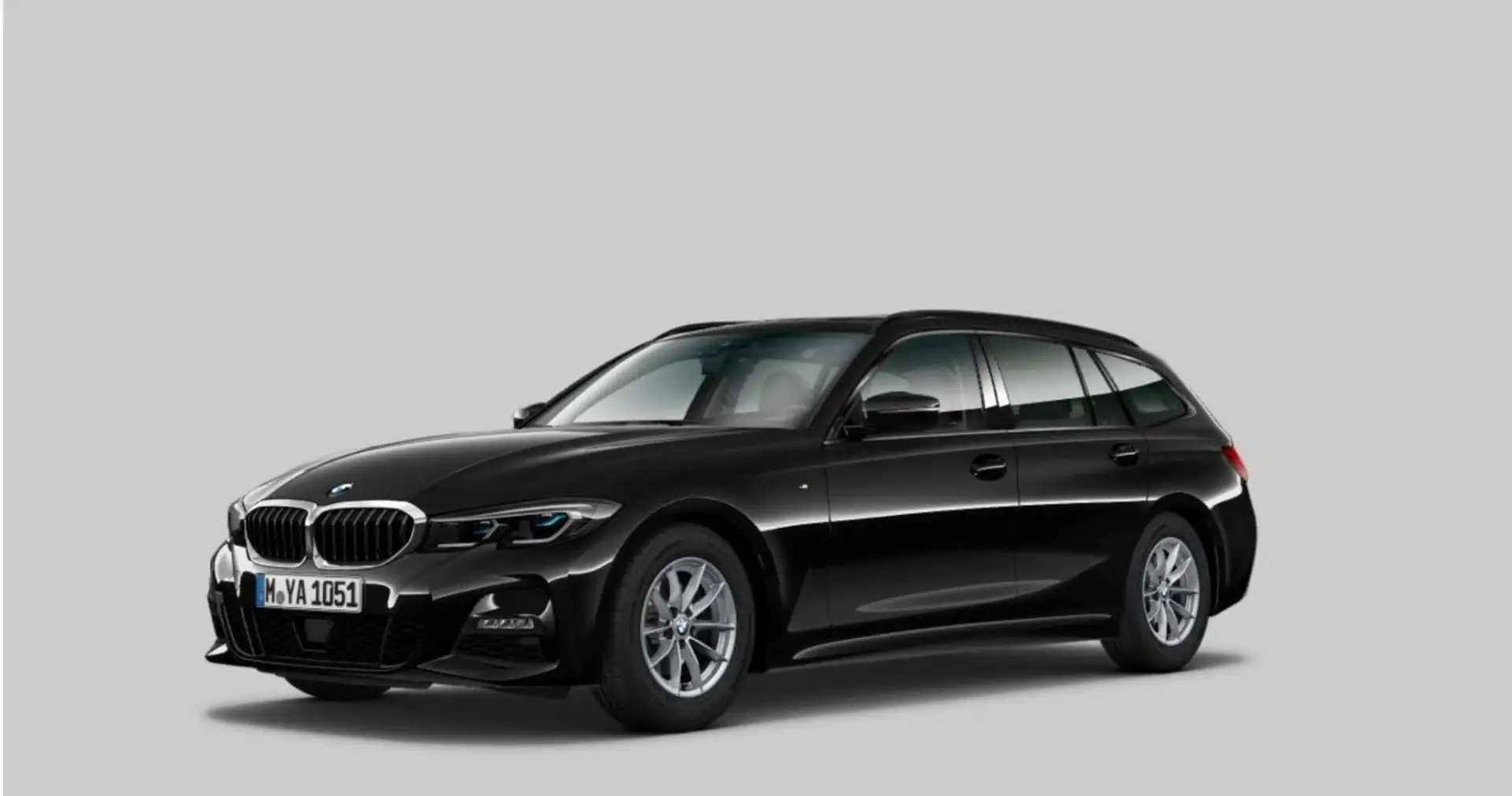 BMW 320 i M Sport Live Memory Pano HUD Laser ACC Cam Noir - 1