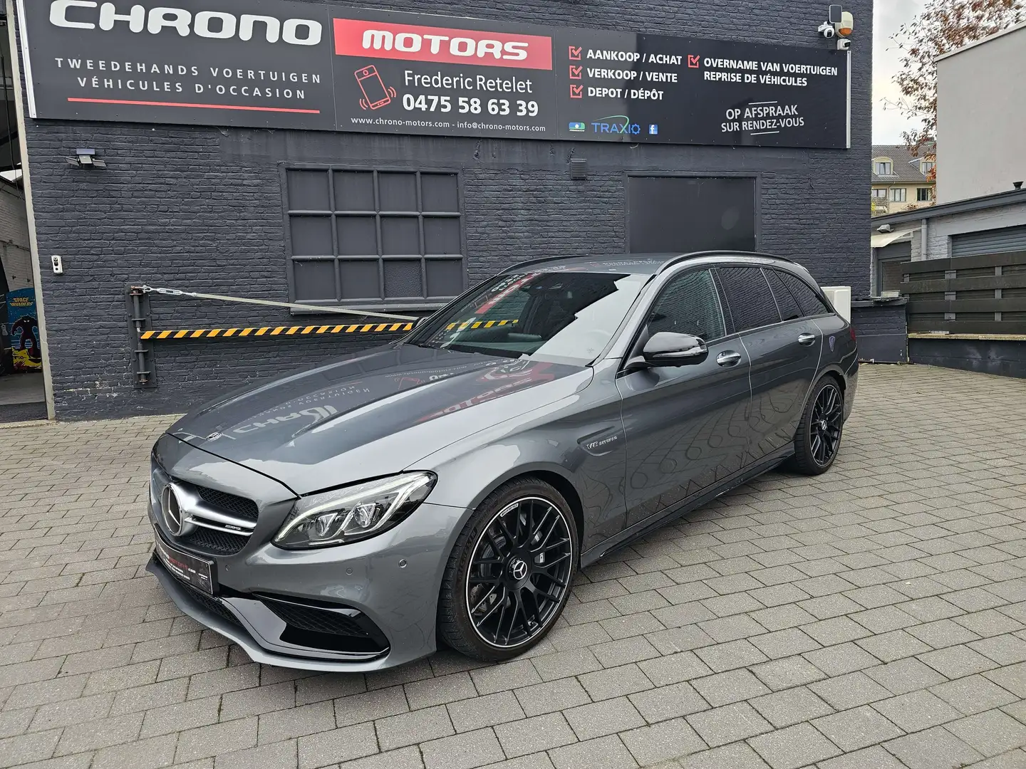Mercedes-Benz C 63 AMG C 63 AMG CARNET MERCEDES BURMESTER Gris - 1