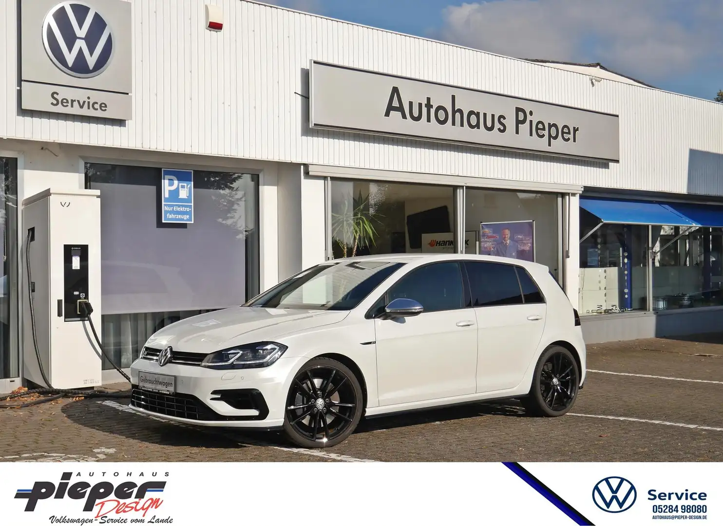 Volkswagen Golf VII R 2.0 TSI 4Motion Matrix Kamera Ohne OPF 22... Blanc - 1