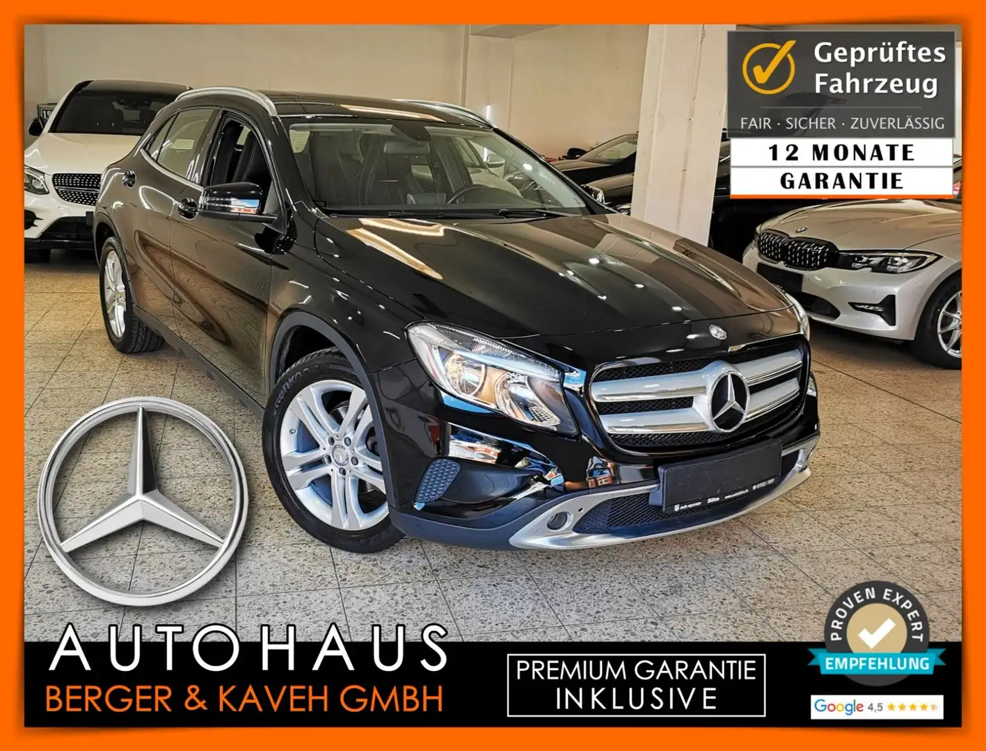 Mercedes-Benz GLA 220 CDI | 4MATIC | KAM | TMP + [12M GARANTIE] Schwarz - 1