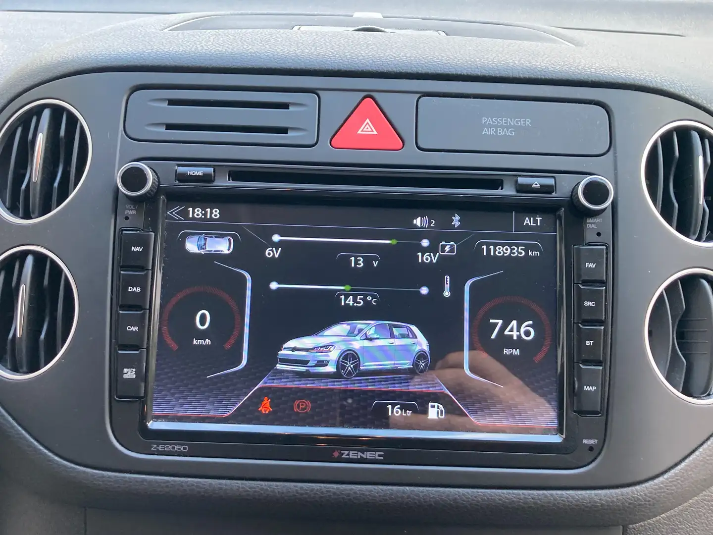 Volkswagen Golf 6 (VI) PLUS 1.2TSI benzine 2012 met 118000km*NIEUW Brun - 2