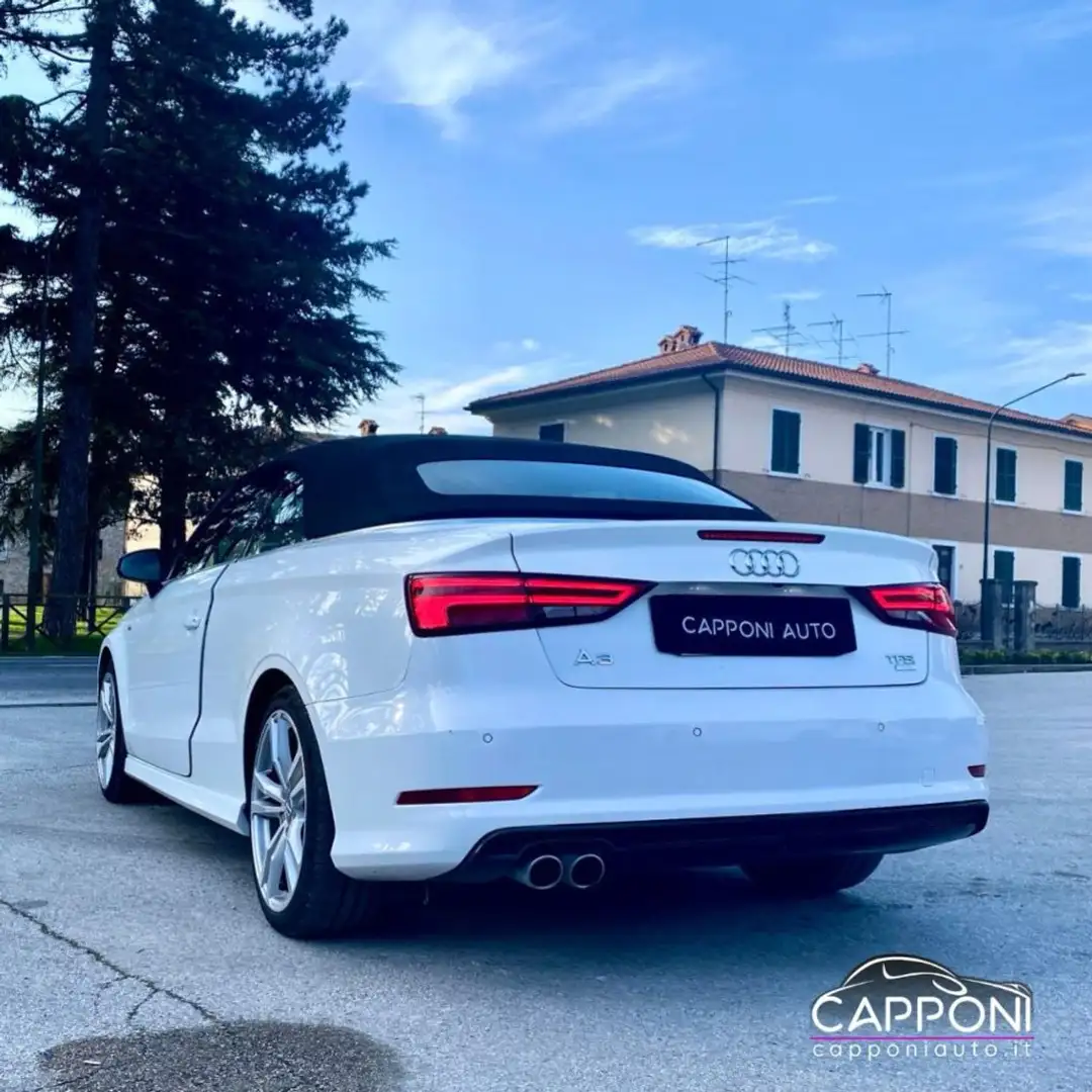 Audi A3 Cabrio 35 TFSI 2 x SLine Weiß - 2