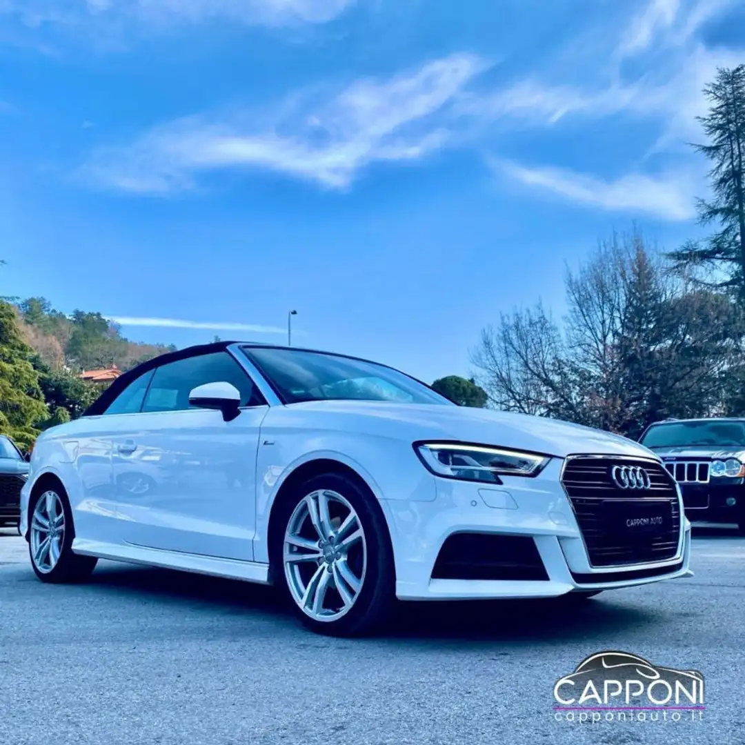 Audi A3 Cabrio 35 TFSI 2 x SLine Weiß - 1