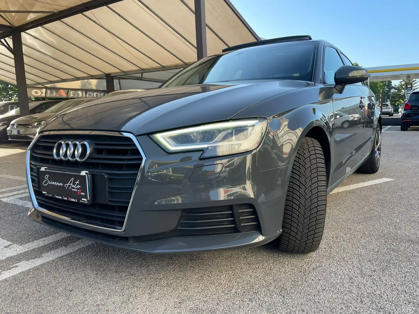 Audi A3 Sportback 1.6 tdi Business s-tronic TETTO + KEYLES Grigio - 2