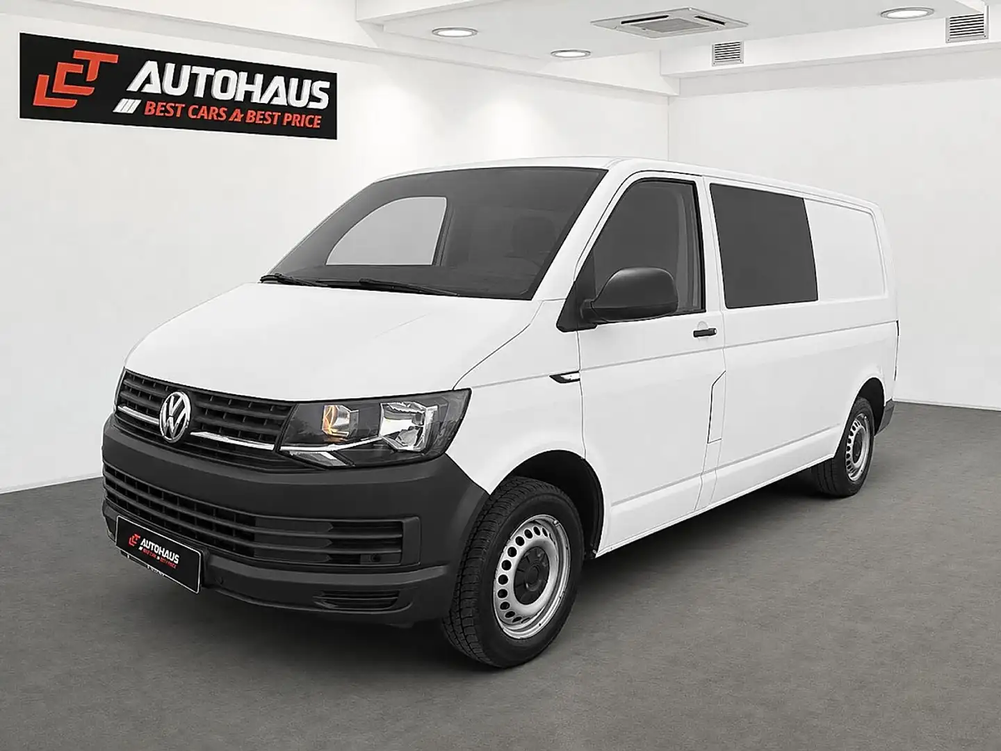 Volkswagen T6 Transporter T6 Doka-Kastenwagen LR 2,0 TDI BMT | 1.BESITZ |... Weiß - 1