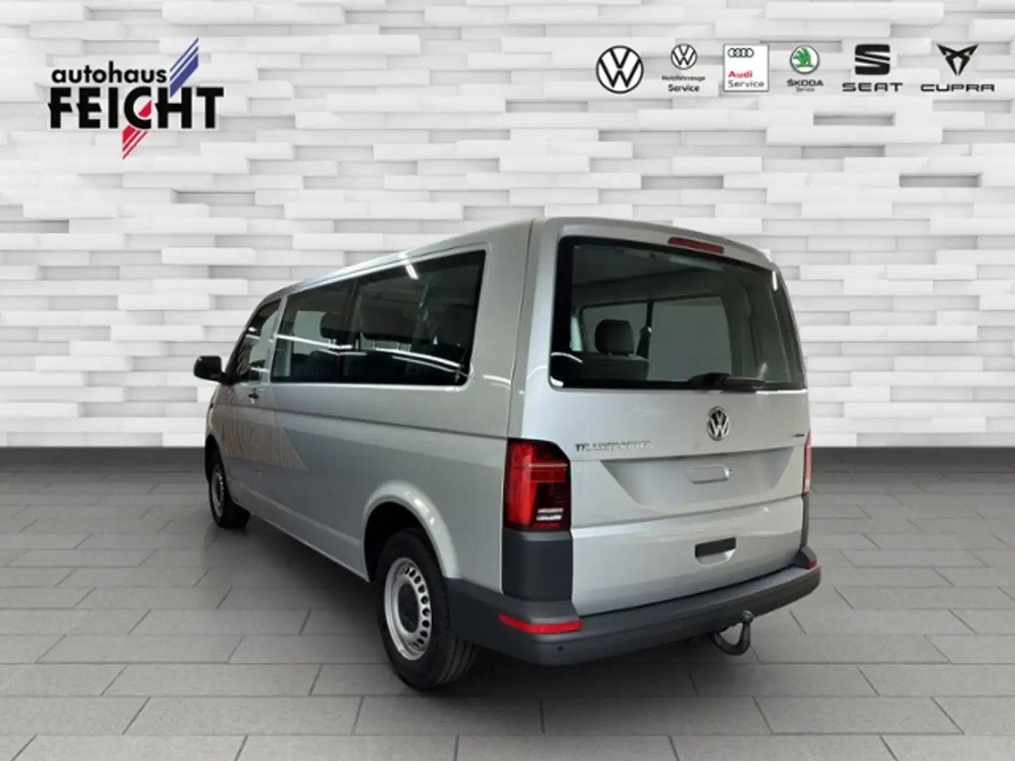 Volkswagen T6.1 Kombi 2.0 TDI 4MOTION+LANG+LED+AHK+9-SITZ. Silber - 2
