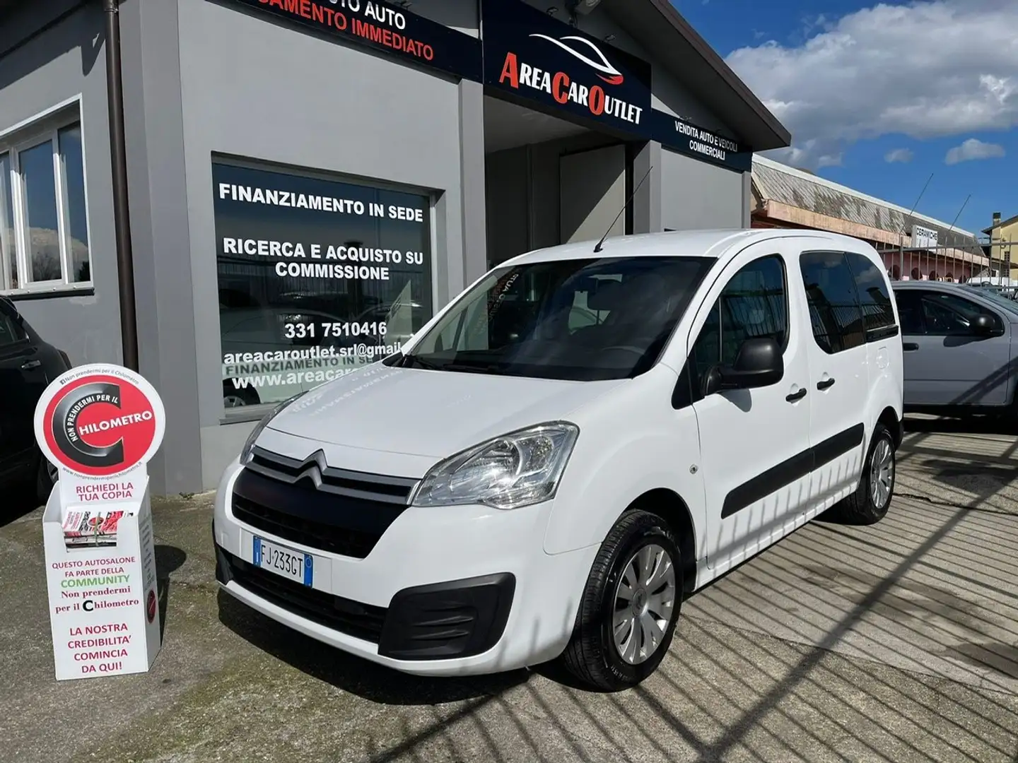 Citroen Berlingo Multispace 1.6 bluehdi 100CV*COMBI N1 5 POSTI* Bianco - 1