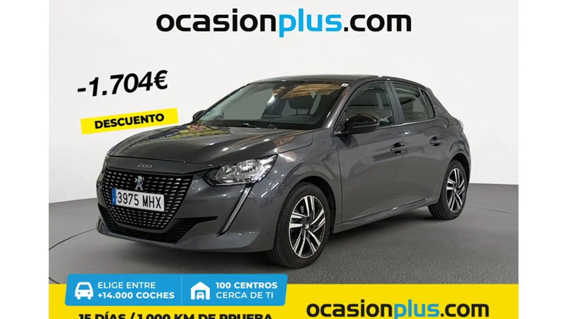 Peugeot 208 1.2 Puretech S&S Active Pack 100 Grau - 1