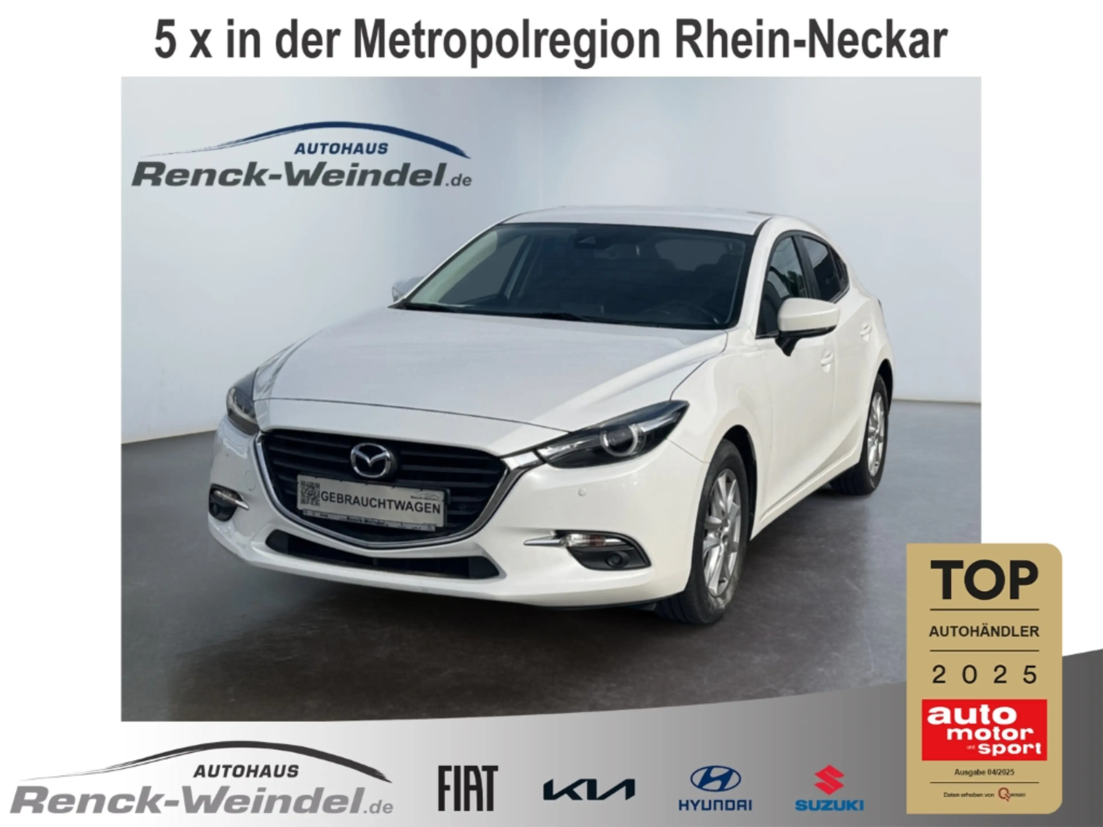 Mazda 3 2.0 Exclusive-Line Navi Klimaautom Rückfahrkam. Te