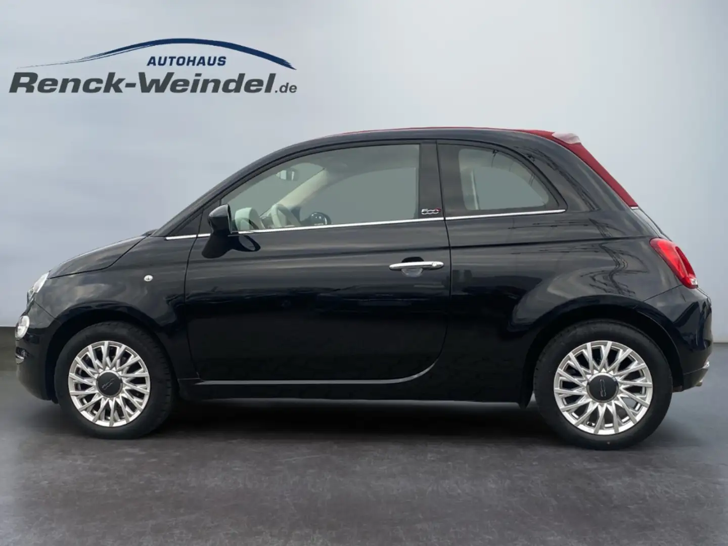Fiat 500C 1.2 8V Lounge Klima Navi Temp Tel.-Vorb. PDC Berga Schwarz - 2