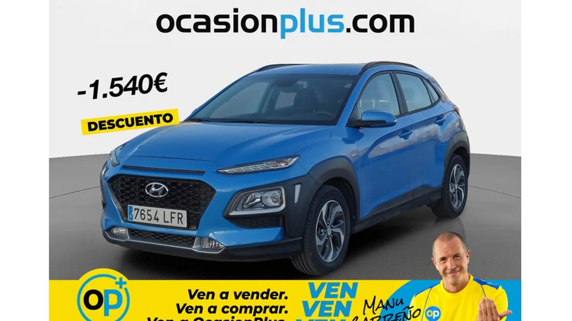 Hyundai KONA HEV 1.6 GDI DT Klass Azul - 1
