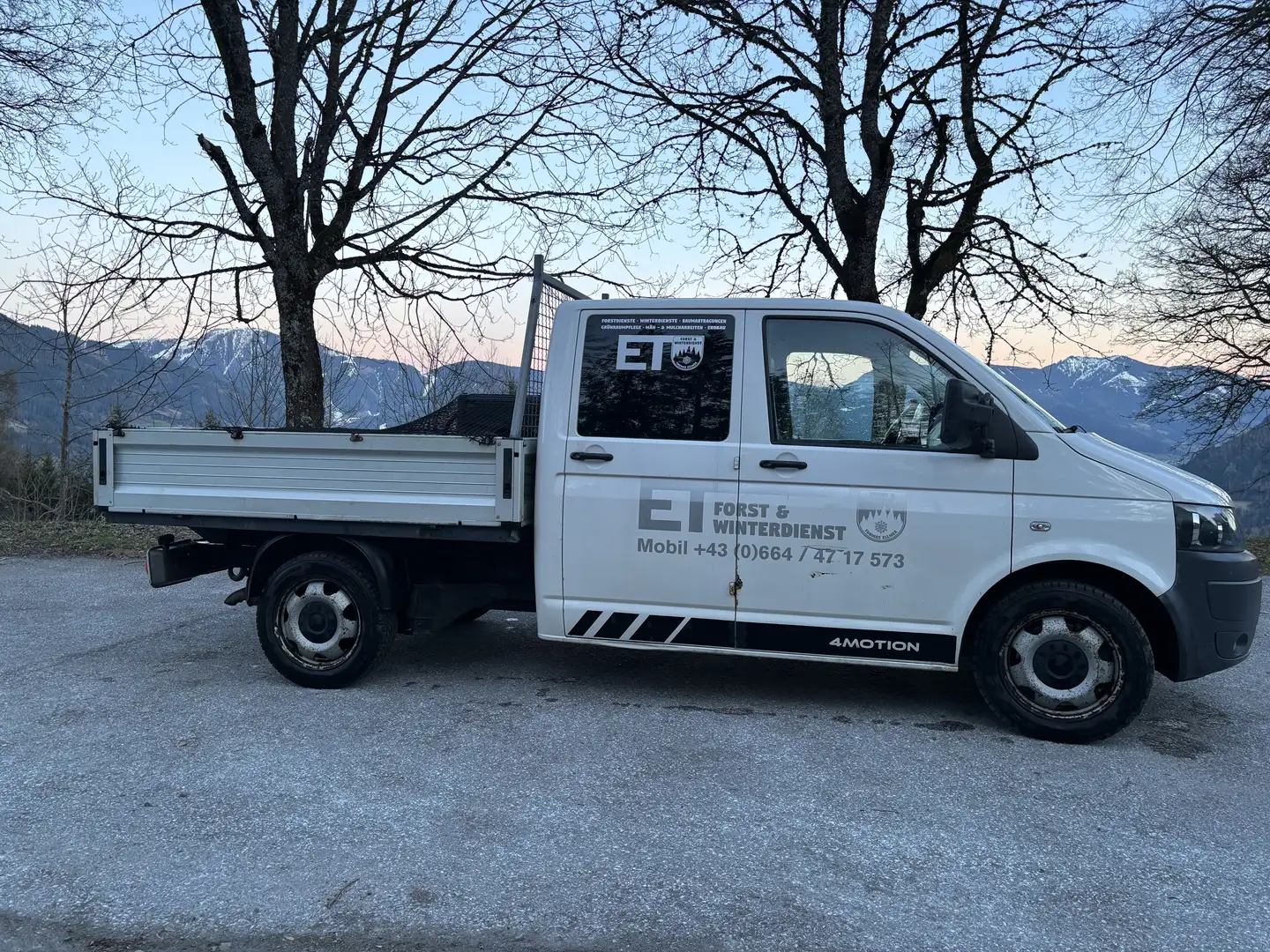 Volkswagen T5 Transporter Pritsche Weiß - 2