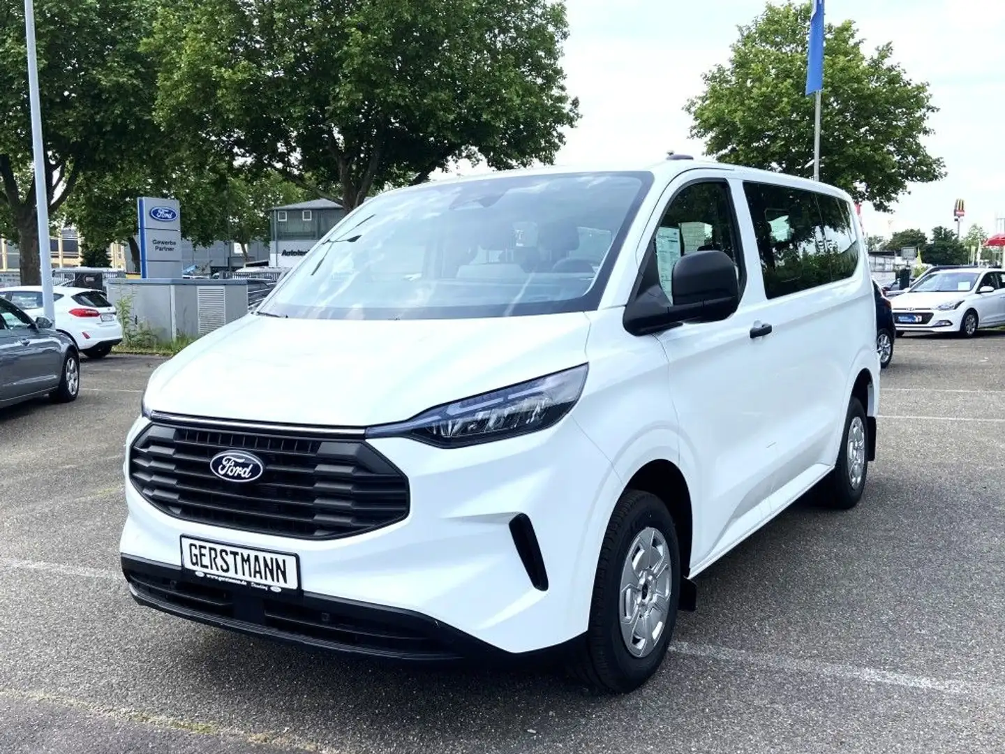 Ford Transit Custom 320 L1H1 Kombi Trend Navi LED Blanc - 1