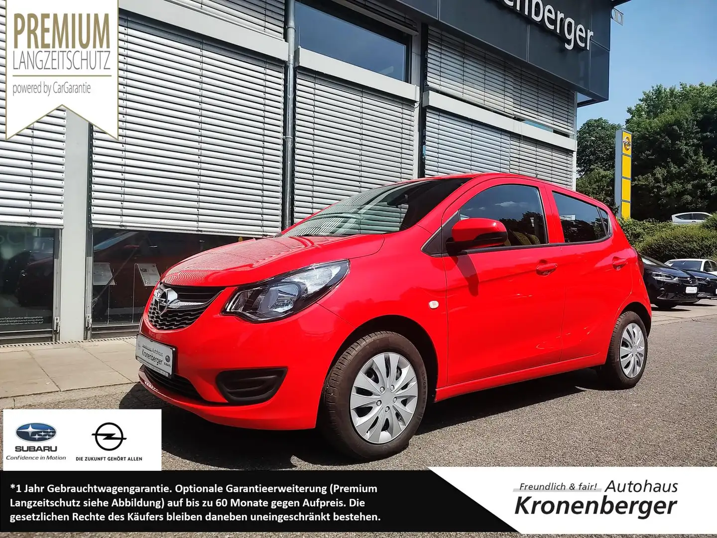 Opel Karl 1.0 Edition Sitzheizung Parkpilot Klima Rot - 1