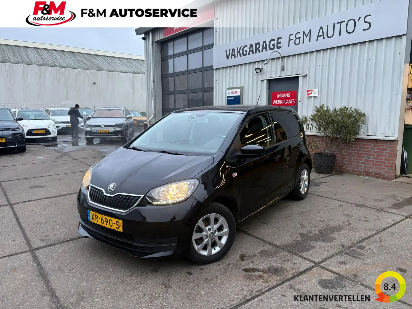 Skoda Citigo 1.0 Greentech Ambition Airco, cruise Negro - 1