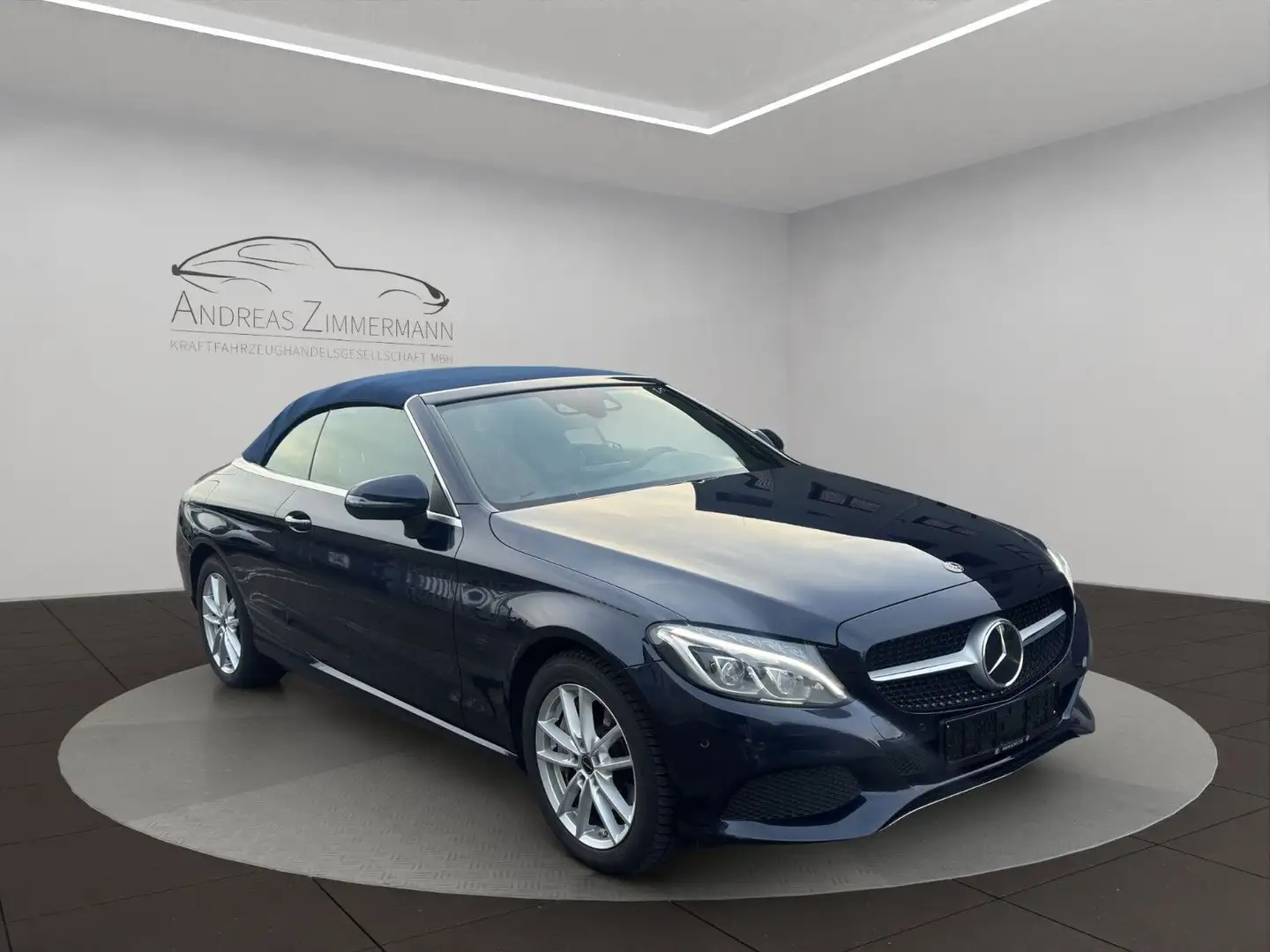 Mercedes-Benz C 400 4Matic Cabriolet COMAND/AHK/CAM/DISTRONIC Blau - 2